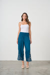 Lightweight Embroidered Stretch Culottes