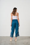 Lightweight Embroidered Stretch Culottes