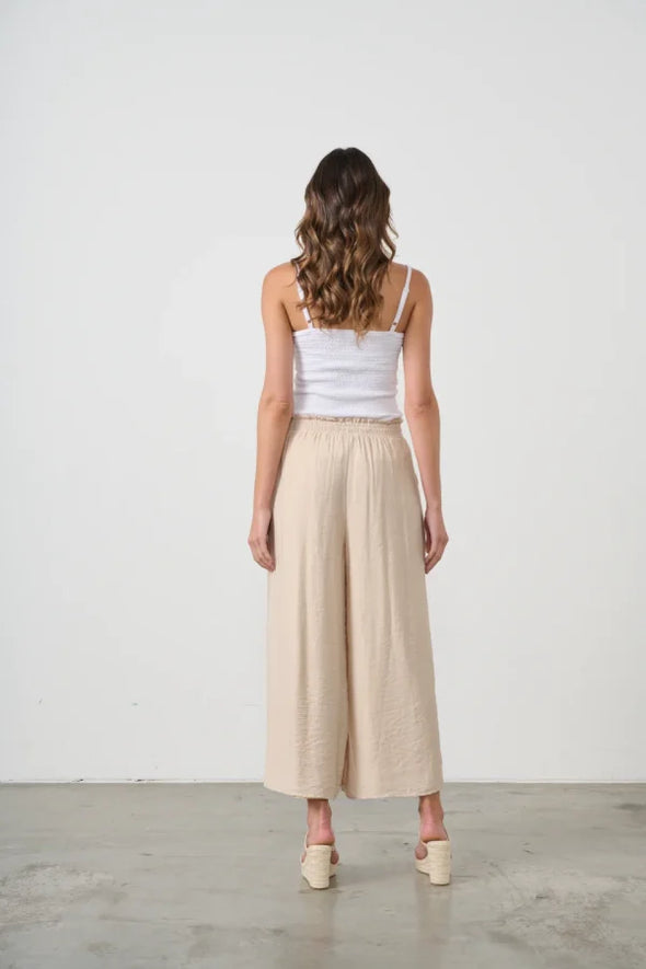 Lightweight Stretch Culottes - Bone