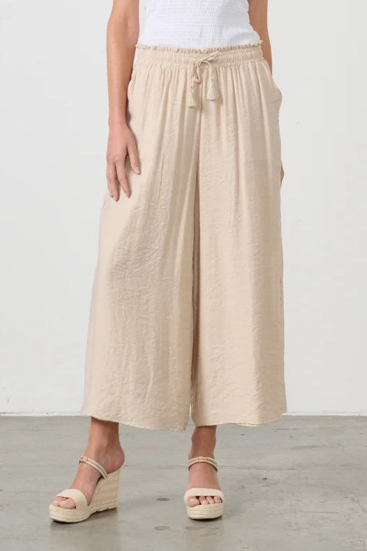 Lightweight Stretch Culottes - Bone