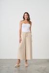 Lightweight Stretch Culottes - Bone