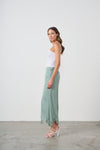 Studded Satin Mermaid Culottes