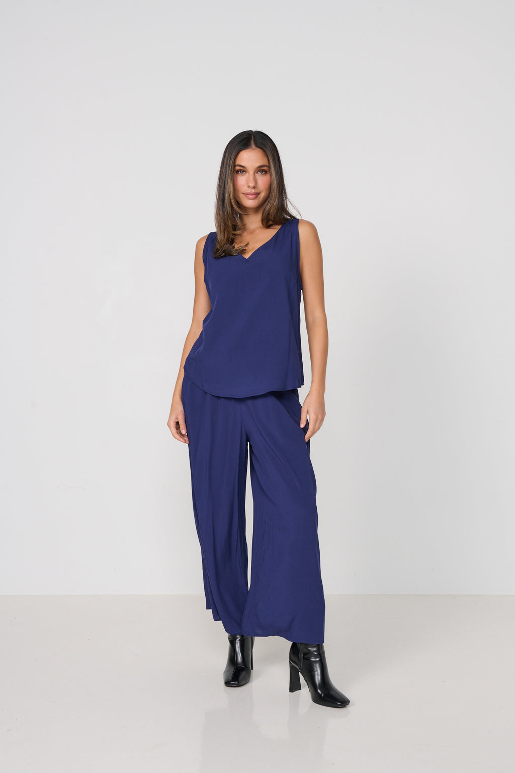 Lightweight Stretch Culottes - Midnight