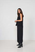 Lightweight Stretch Culottes - Black