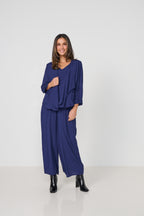 Lightweight Stretch Culottes - Midnight