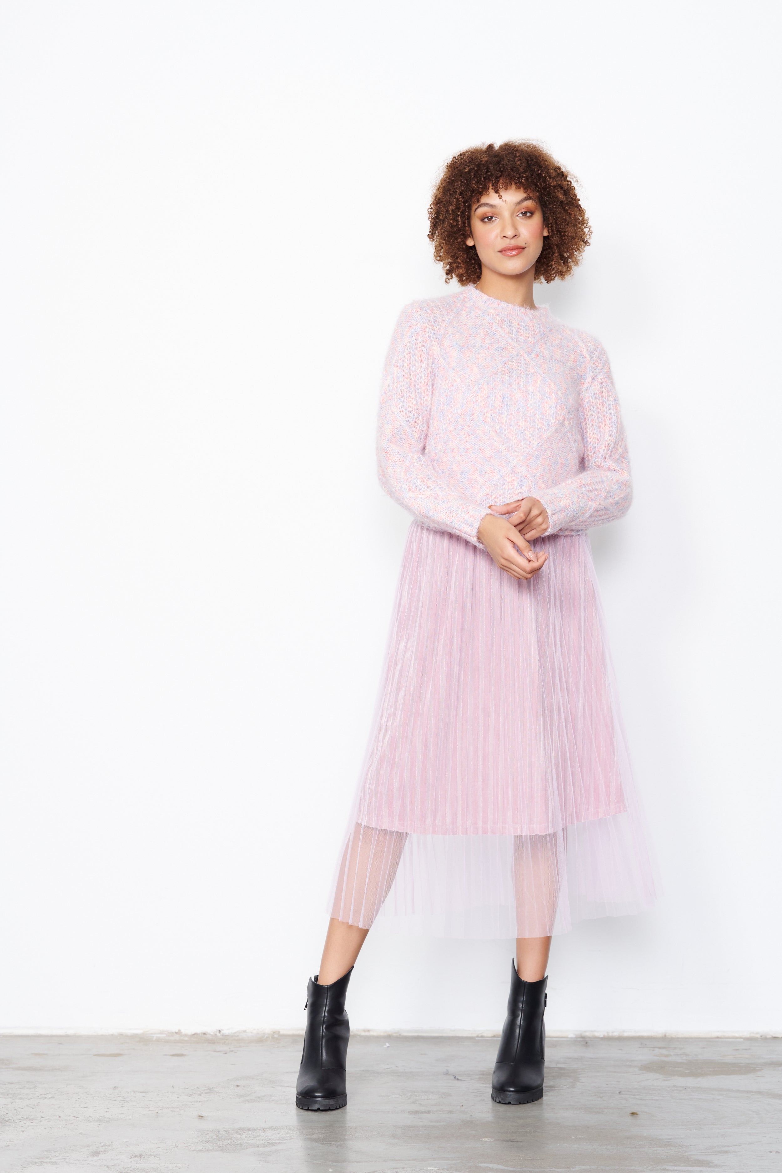 Velvet & Tulle Ariel Skirt - Cotton Candy