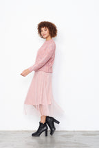 Velvet & Tulle Ariel Skirt - Peach Fuzz