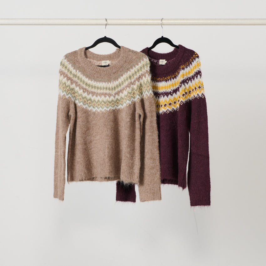Metallic Mushroom Alpaca Blend Ziggy Knit
