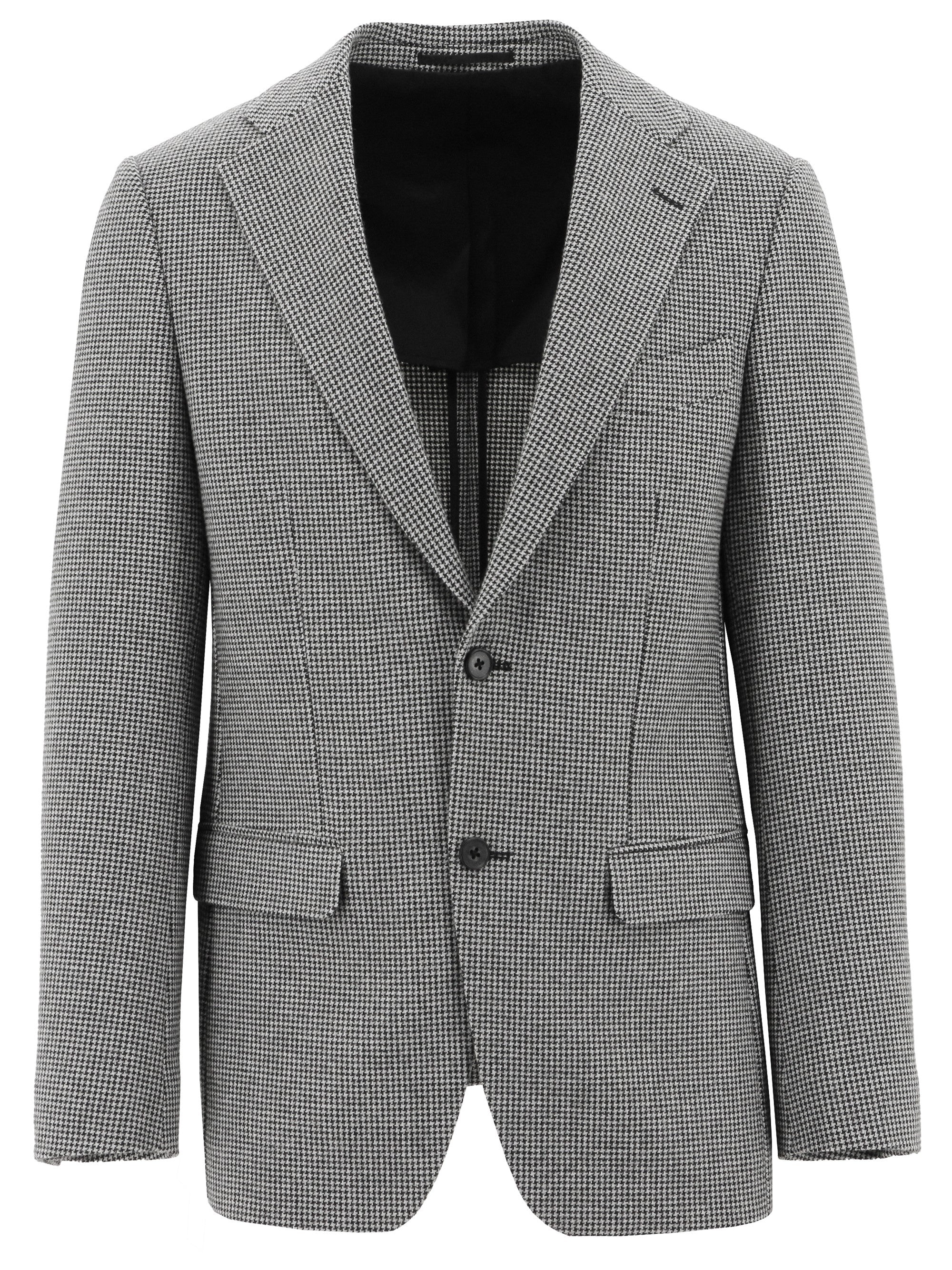 Boston Prato Sports Jacket - Mini Houndstooth -  Monochrome