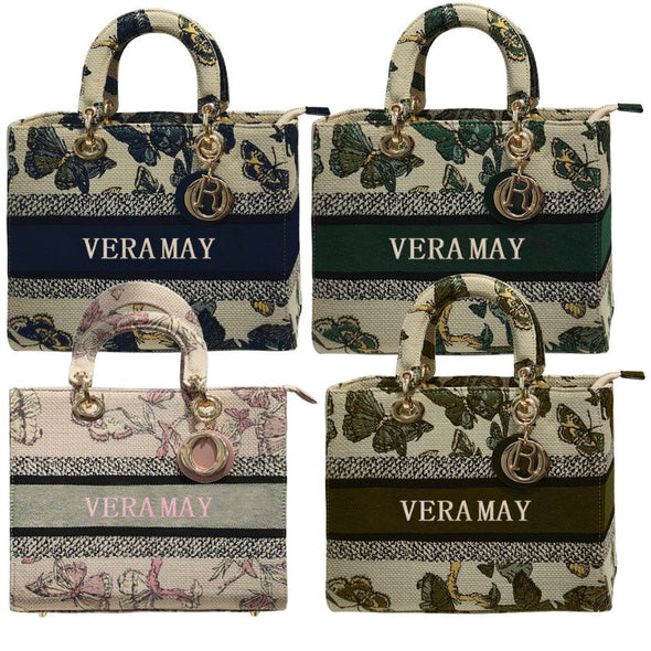 Vera May: Chelsea Tote Bag with Gold Hardware