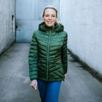 Moke: Cushla 90/10 Packable Down Jacket - Cypress