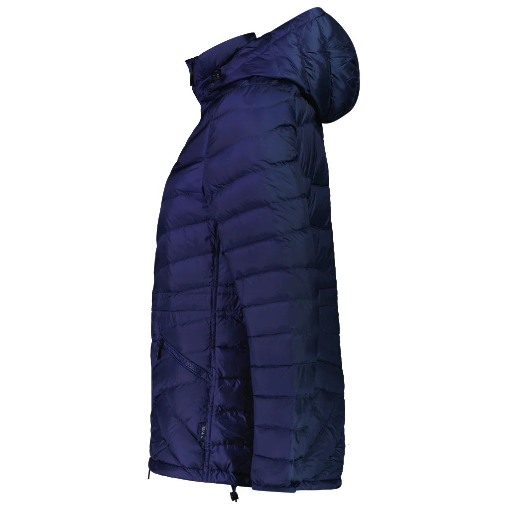 Moke: Cushla 90/10 Packable Down Jacket - Moonlight