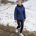Moke: Cushla 90/10 Packable Down Jacket - Moonlight