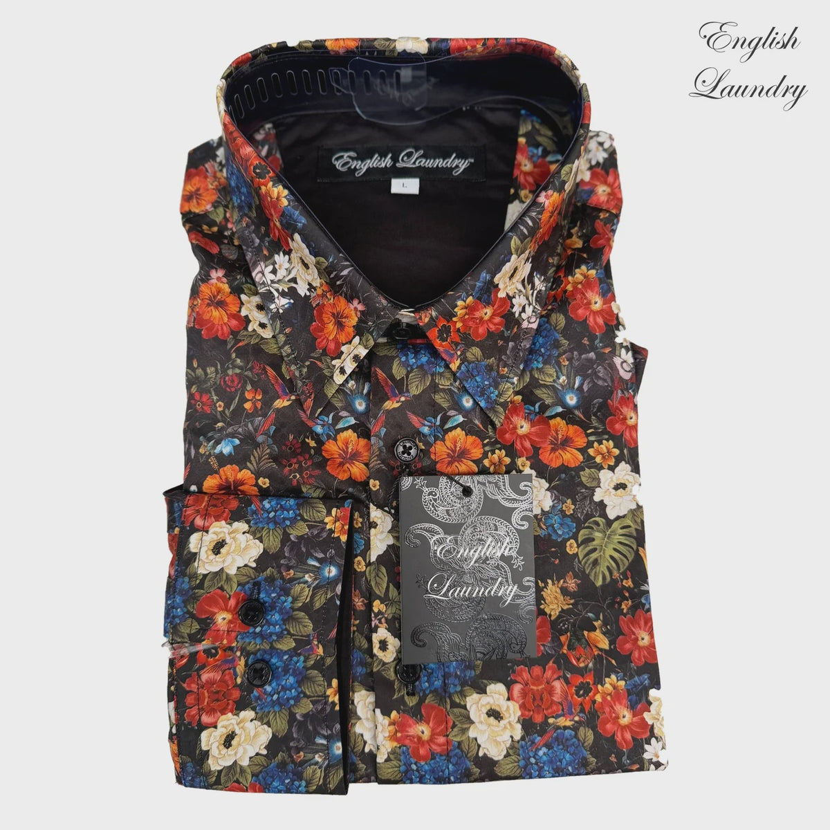 English Laundry (John Lennon) LS Shirt: Floral Masterpiece