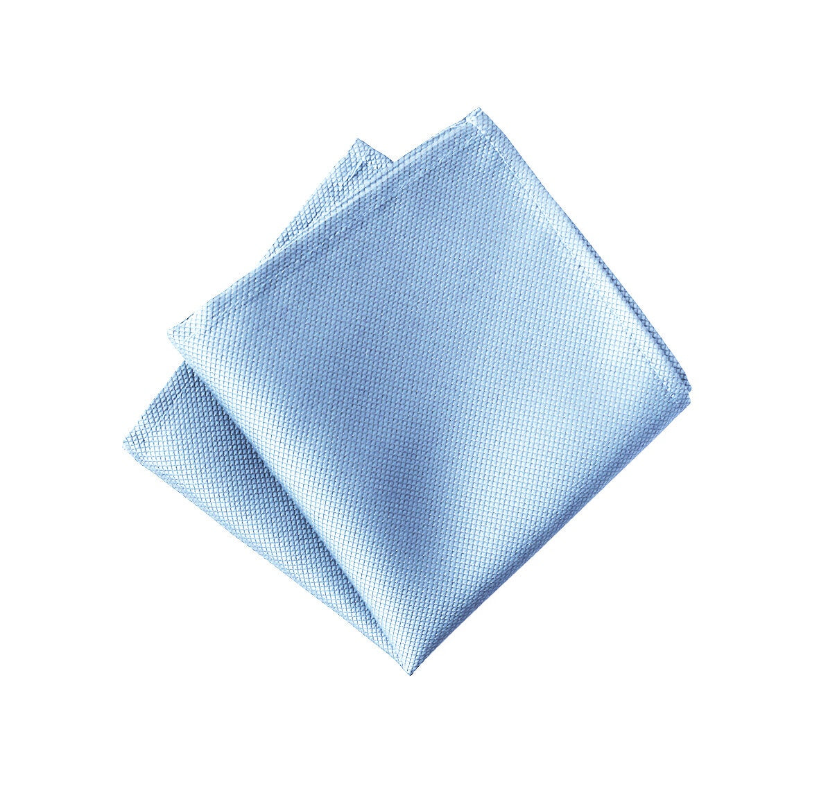 Fellini Classic Jacquard Pocket Square - Sky