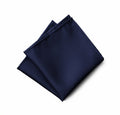 Fellini Classic Plain Pocket Square - Navy