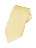 Fellini Satin Tie - Champagne