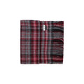 100% Lambs Wool Scarf - Classic Red Micro Tartan