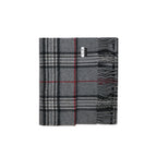 100% Lambs Wool Scarf - Classic Grey Tartan