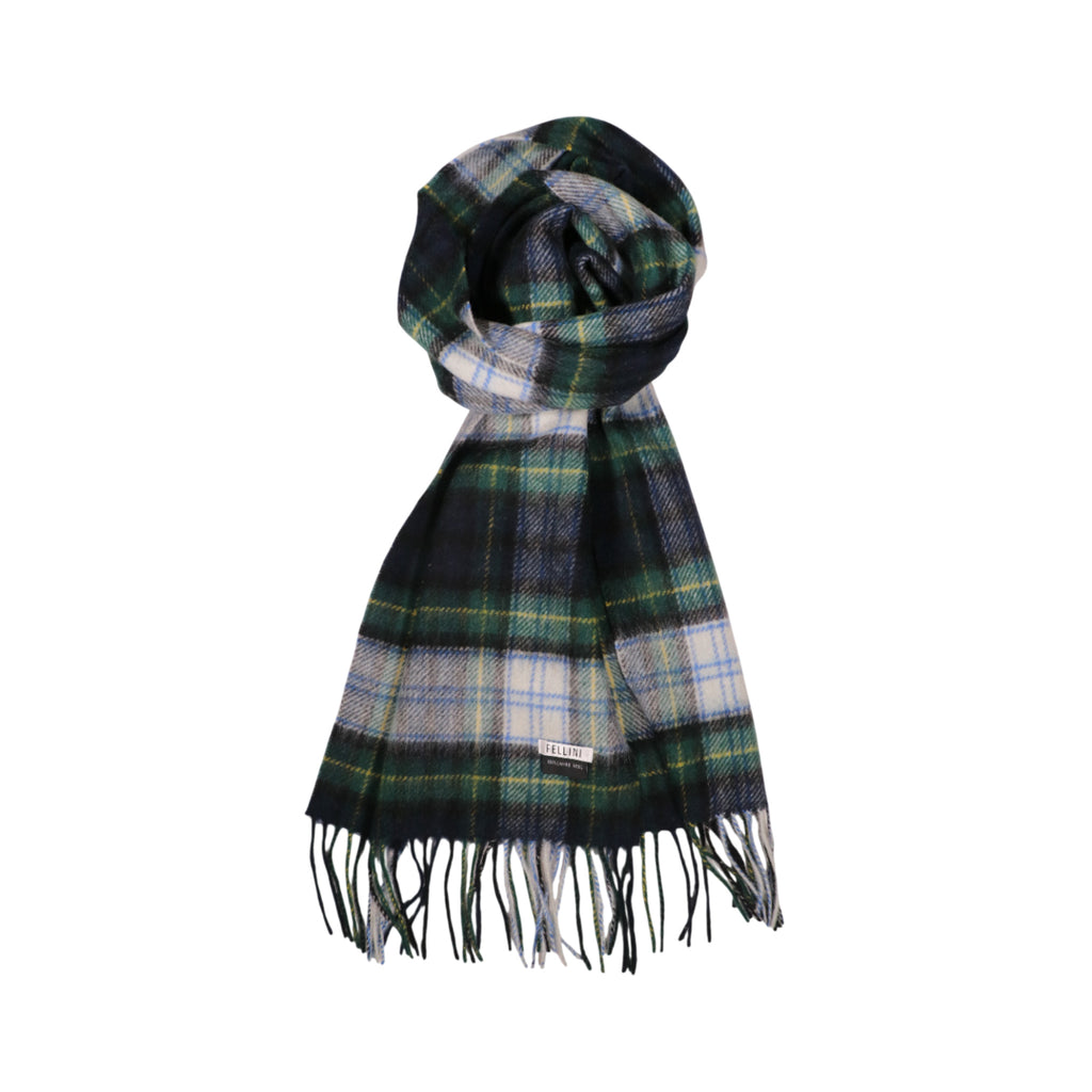 100% Lambs Wool Scarf - Classic Mixed Tartan