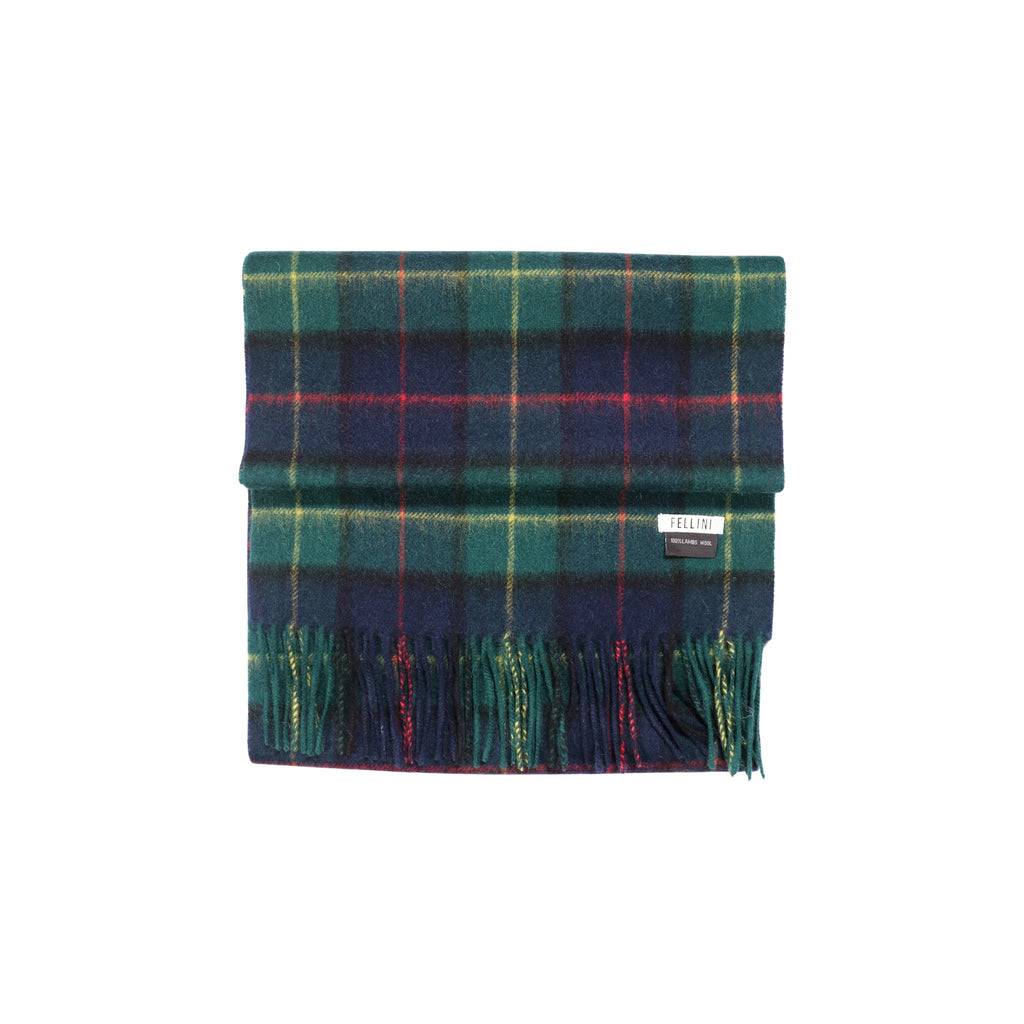 100% Lambs Wool Scarf - Classic Tartan