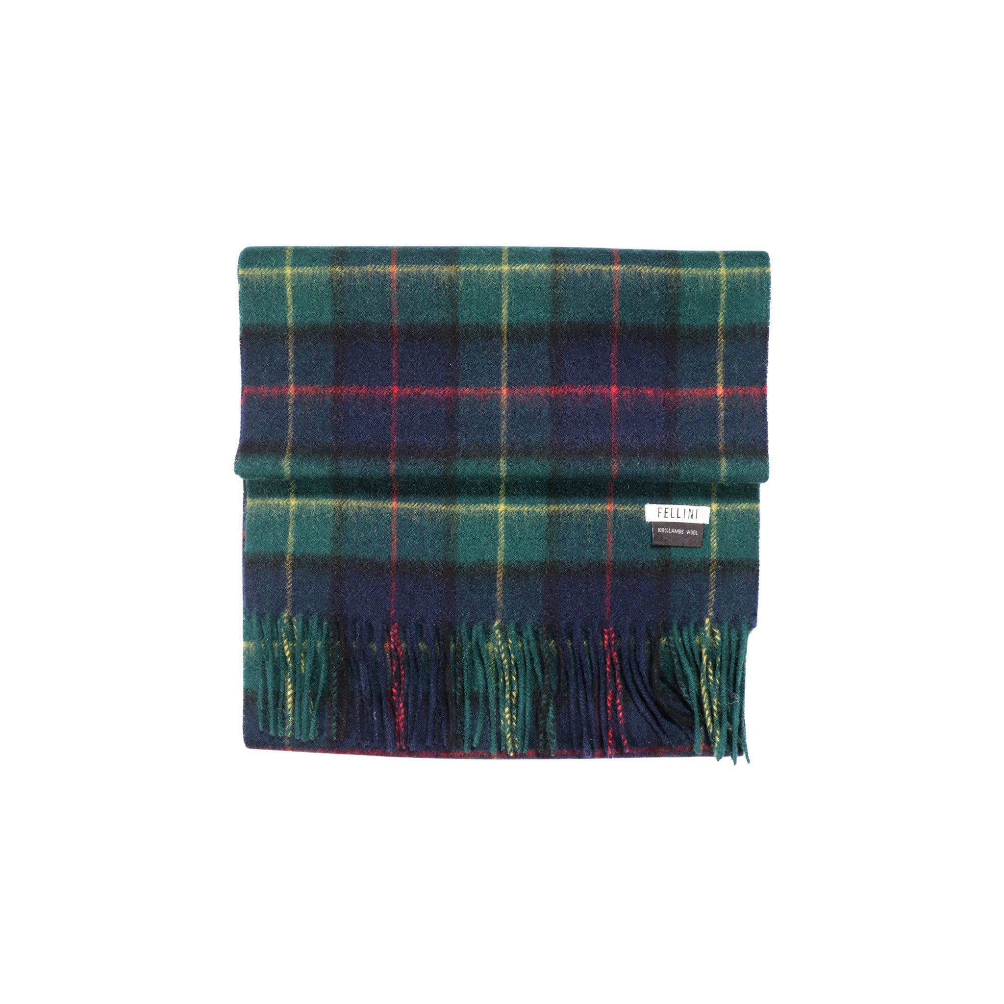 100% Lambs Wool Scarf - Classic Tartan