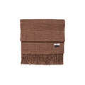100% Lambs Wool Scarf - Tan Houndstooth
