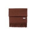 100% Lambs Wool Scarf - Choc