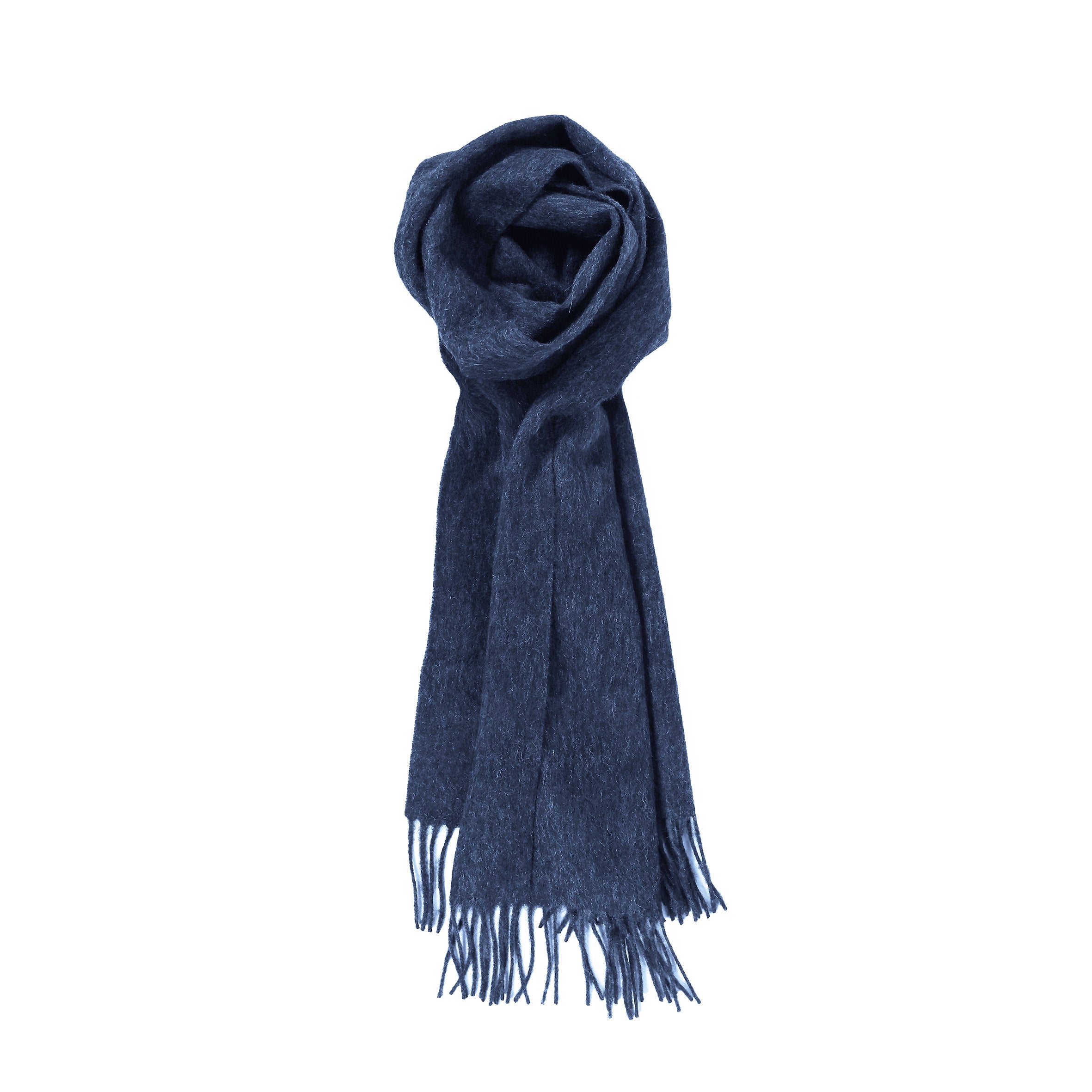 100% Lambs Wool Scarf - French Blue