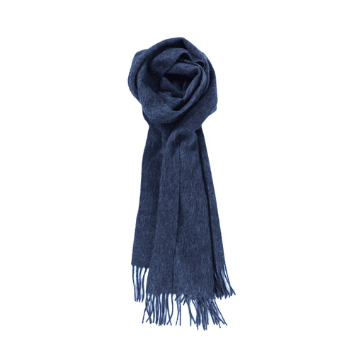 100% Lambs Wool Scarf - French Blue