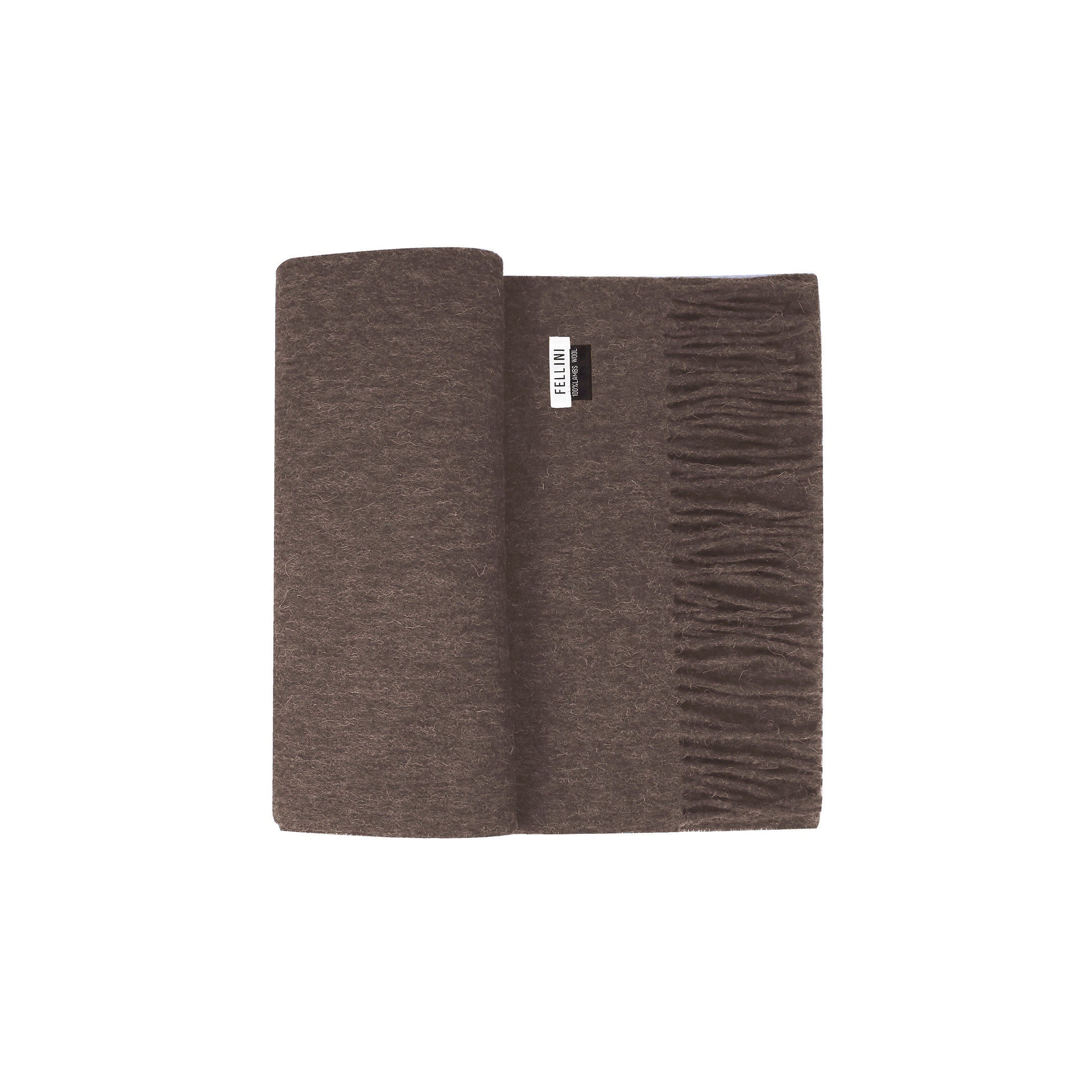 100% Lambs Wool Scarf - Mocha