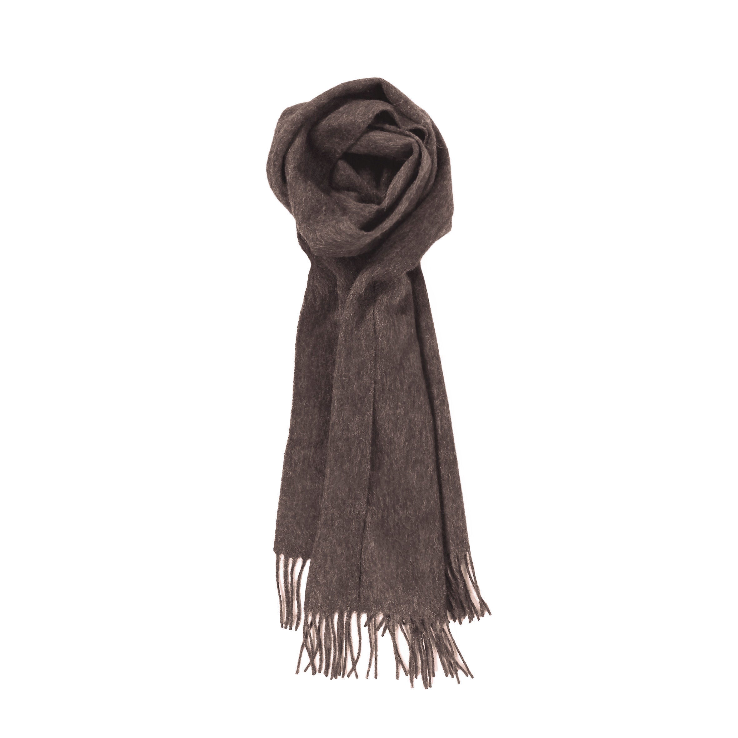 100% Lambs Wool Scarf - Mocha