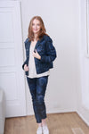 Womens Reversible Jeans - Blue Lotus