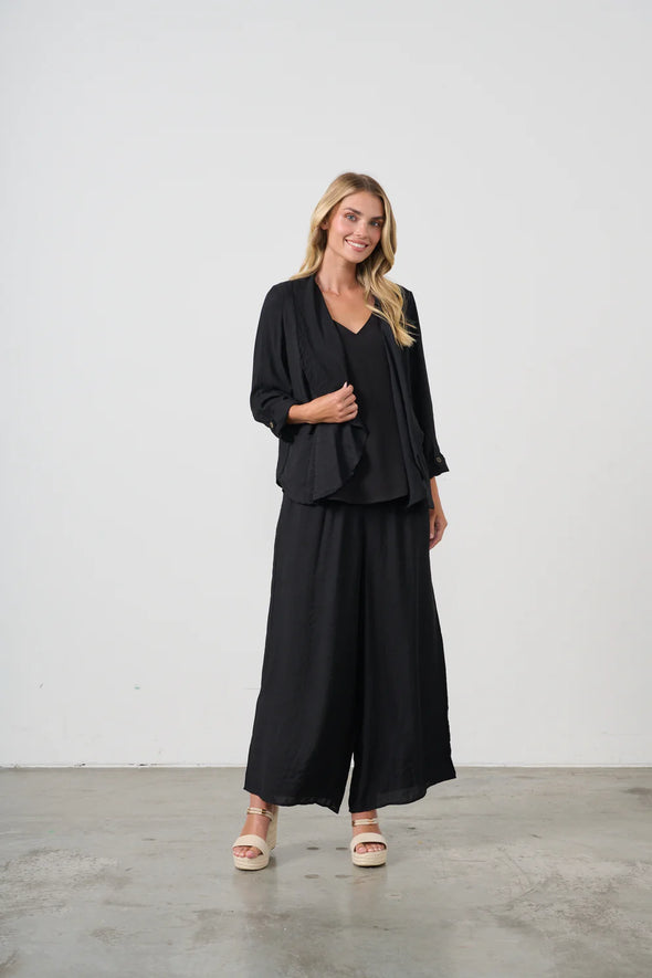 Lightweight Waterfall Jacket - Black