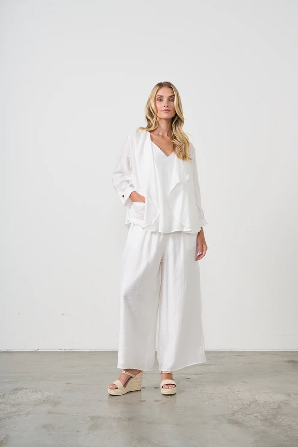 Lightweight Waterfall Jacket - White