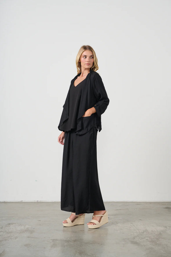 Lightweight Waterfall Jacket - Black