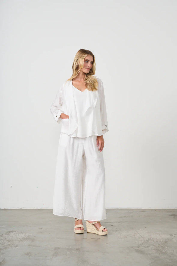 Lightweight Waterfall Jacket - White