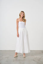 Lightweight Stretch Culottes - White