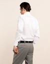 London Long Sleeve Shirt: Fine Twill - White