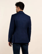 Rembrandt Hawker Navy Textured Blazer