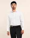 London Long Sleeve Shirt: Fine Twill - White