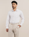 London Long Sleeve Shirt: Fine Twill - White