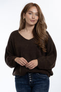 Daria Italian Knit - Chocolate