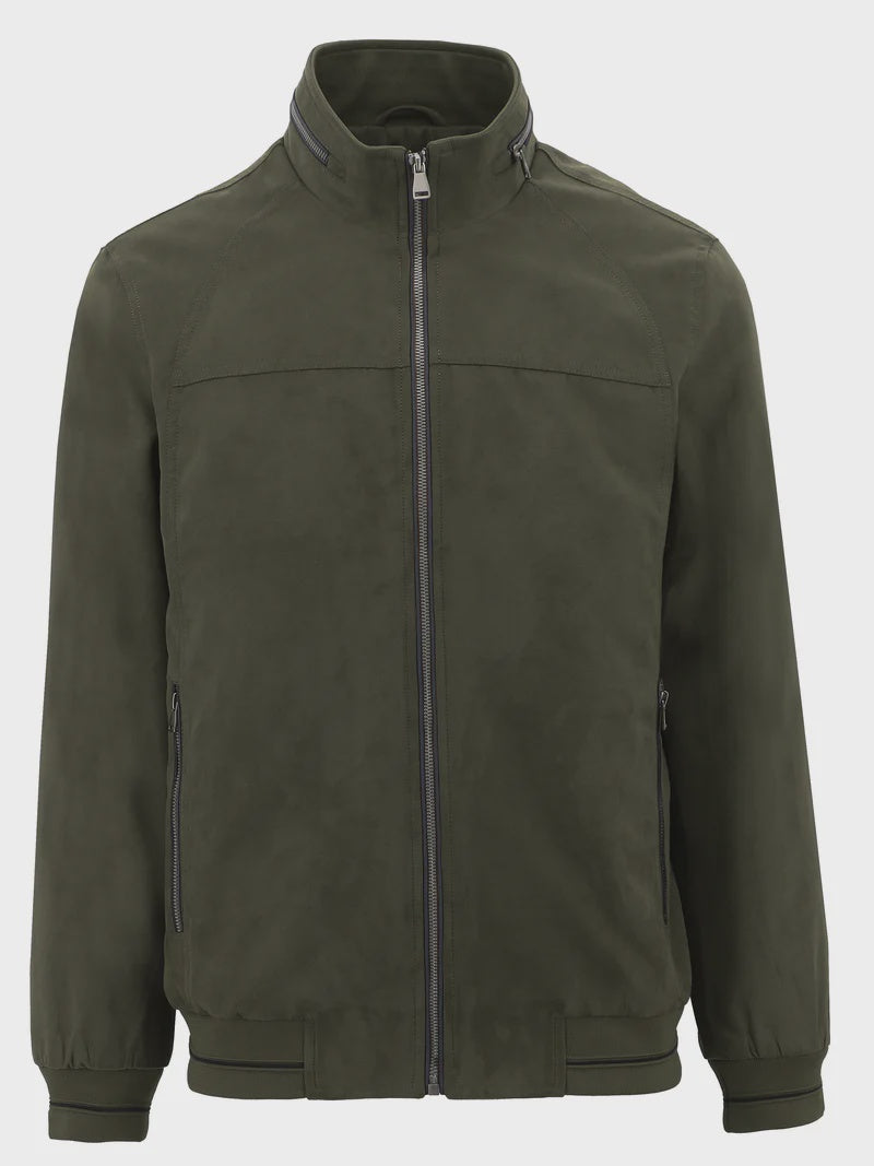 Bobby Microsuede Jacket - Olive