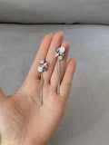 Collage Drop Chain Earrings