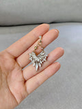 Crystal Fan Earrings