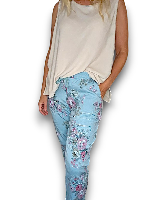 Helga May: High Tea Pants - Light Turquoise