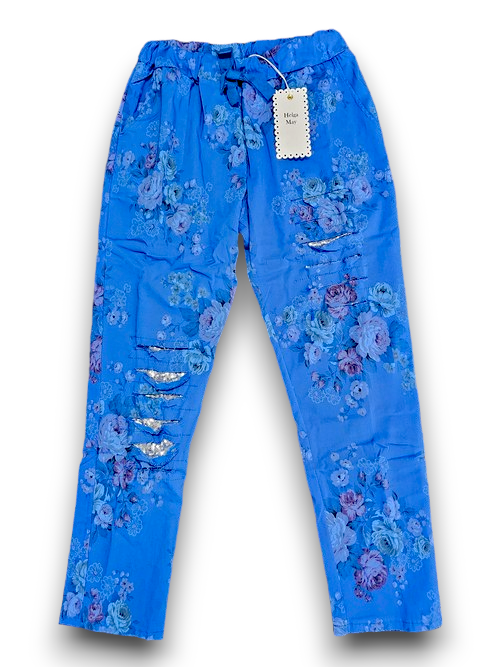 Helga May: High Tea Pants - Cobalt