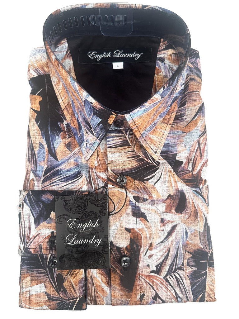 English Laundry (John Lennon) LS Shirt: Autumn Palm