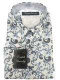 English Laundry (John Lennon) LS Shirt: Gentle Blue Swirl